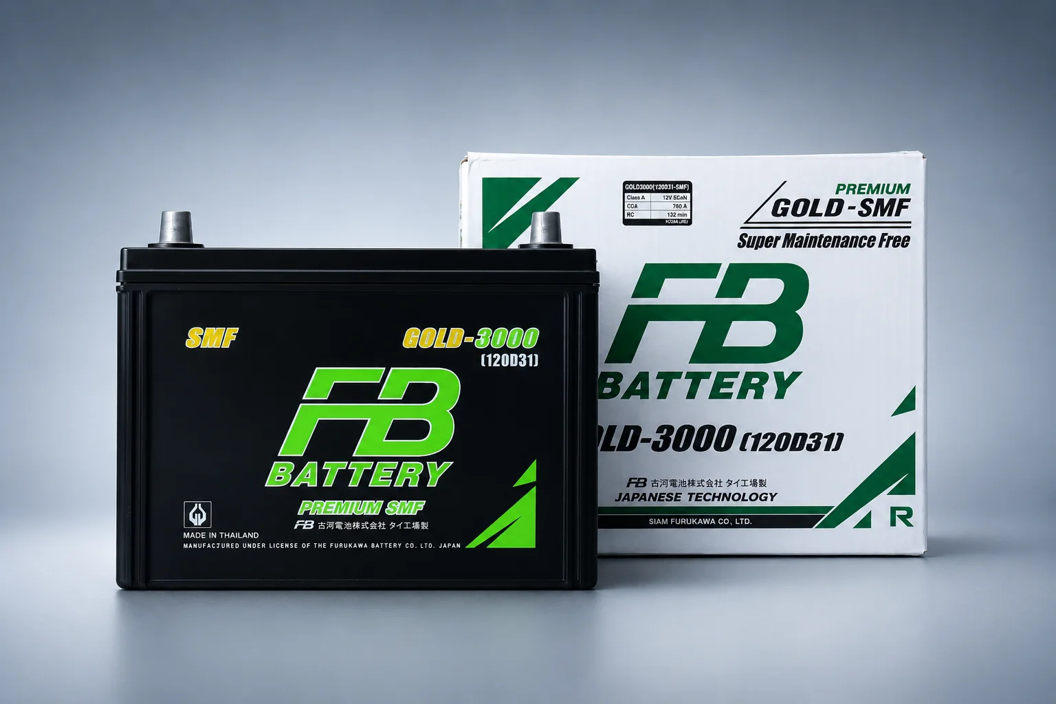 120D31L-SMFبطاريات FB تايلندي الكتروني 